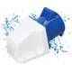 thumbnail image 4 of Enchufe industrial de 3 pines enchufe de la UE 220-250 V Conector industrial hembra de 3 pines Azul Blanco Resistente para caravana para acampar, 4 of 8