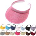 thumbnail image 1 of Summer Wide Brim Sun Hats Womens Visors Hats Sun Uv Protection Spf 50+, 1 of 3