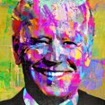 thumbnail image 4 of Stephen Chambers 15x15 White Modern Wood Framed Wall Art Titled - Joe Biden, 4 of 6