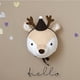 thumbnail image 2 of Stuffed Animal Heads Push Toy Elephant Bear Head Wall Hanging Decor For Nursery Children Bedroom Decoration Photography Props heqiyong LED, 2 of 2