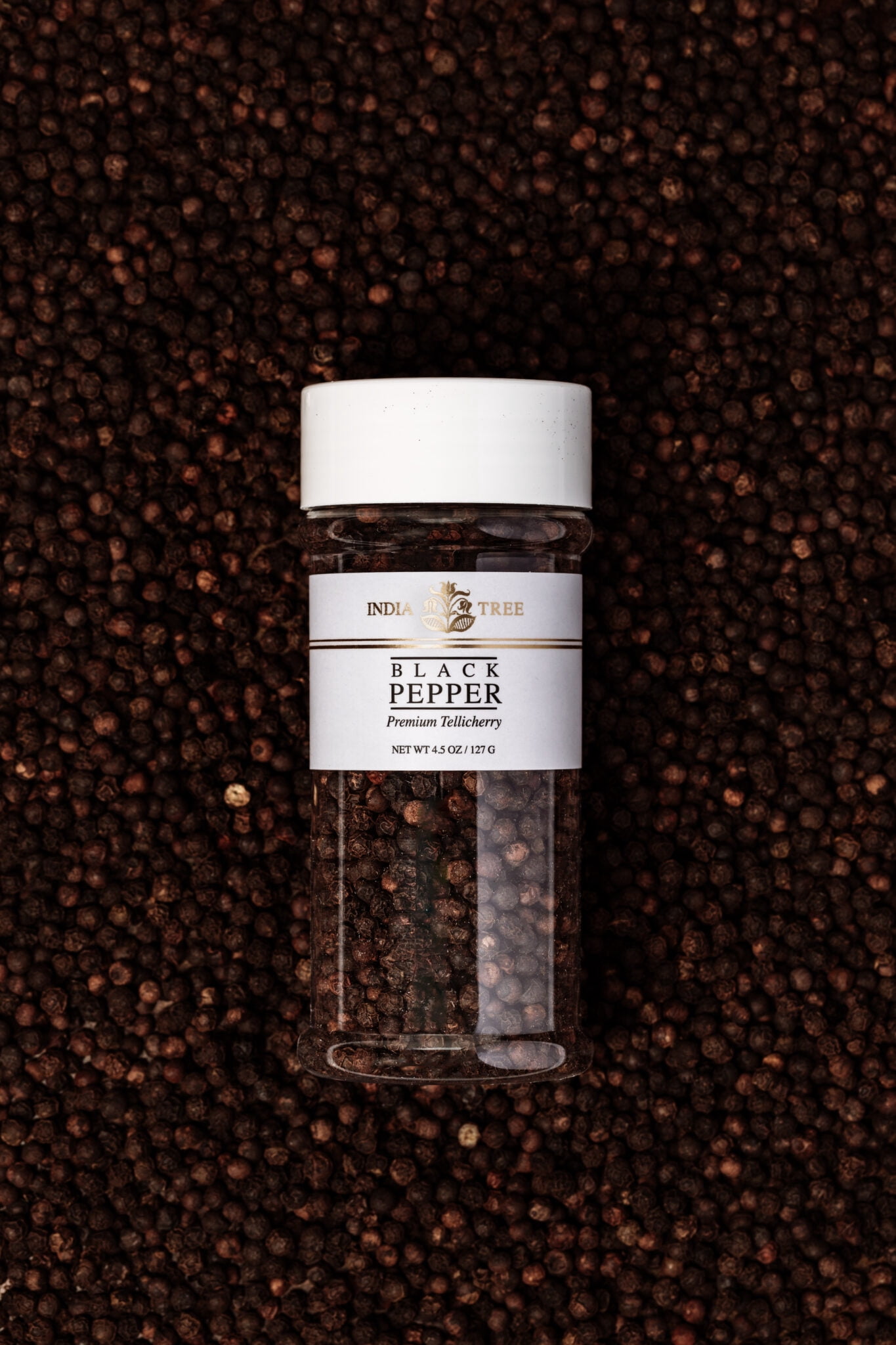 India Tree Premium Tellicherry Black Pepper - 4.5 oz (Packaging May Vary)