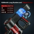 thumbnail image 3 of CANDEY Cordless Stick Vacuum Cleaners for Home 4-in-1 30Kpa Wet/Dry Handheld Vacuum for Carpet Pet Hair Hardwood Floors, 3 of 8