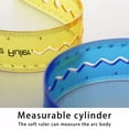 thumbnail image 5 of Flexible Ruler for Students and Office Use, Shatter-Resistant Soft Measuring Tool, 12-Inch Bendable Ruler for Accurate Drawing and Measuring B#051 Green, 5 of 6