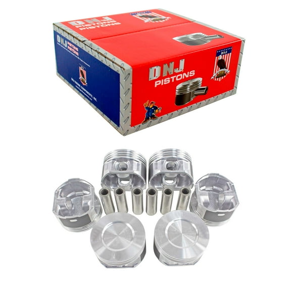 DNJ P4129 Standard Complete Piston Set Fits Cars & Trucks 04-07 Ford Freestar Mustang 3.9L OHV