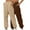 Brown, variant on CaiJunJia Clearance No Boundaries 2 Pack Women's Joggers with Pockets, , Moisture Wicking, Breathable, Tapered Sweatpants