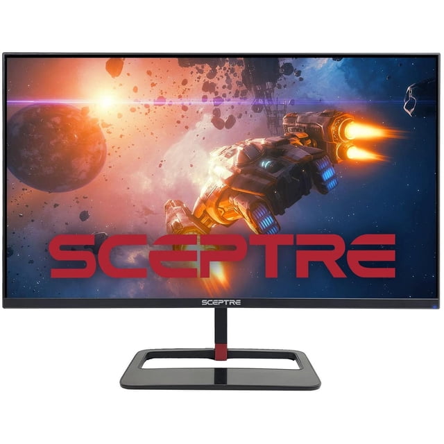 Monitor LED Sceptre Negro Bronce IPS QHD 27 Pulgadas 144 Hz 1 ms Altura Ajustable con Altavoces Inte
