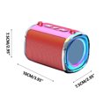 thumbnail image 2 of JingChun 2024 New Intelligent Bluetooth 6 Modes Intelligent Voice Calling, Speaker Wireless Bluetooth 360 ° Panoramic Sound, Small Speaker high Sound Car Mounted Household, 2 of 4