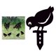 thumbnail image 5 of Estacas de hierro forjado con silueta de pollo para decoración de patios, jardines y estatuas exteriores. Estilo 2, 5 of 9