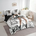 thumbnail image 3 of Castle Fairy Black Girl 7-Piece Bedding Comforter Set,Bling Glitter King Bedding Sets,Valentine's Day Ultra Soft Bed Sheets,Ultra Soft Romantic Home Decor,Reversible, 3 of 8