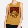 thumbnail image 2 of Halloween Junkie Bats Women's Muscle Tank X-Small Antique Gold, 2 of 5