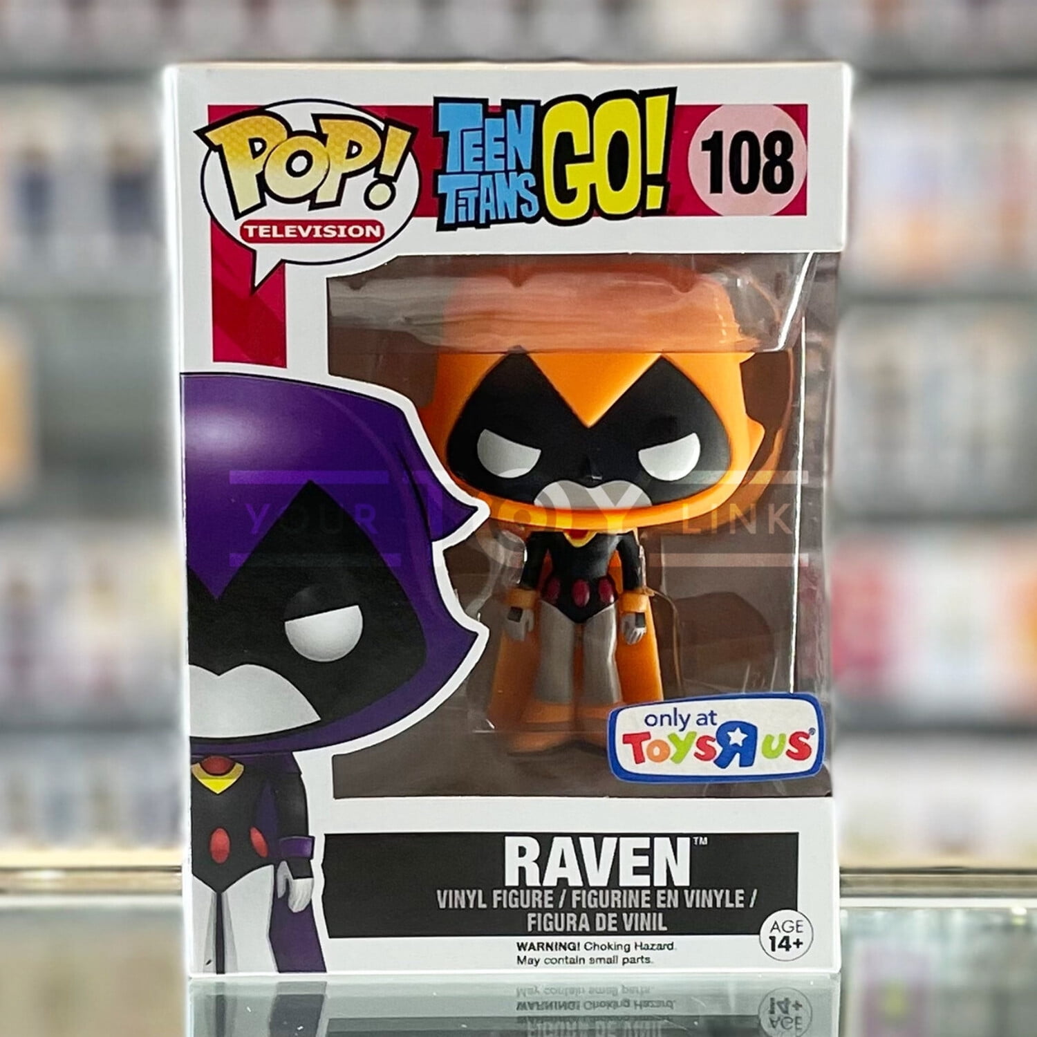 Teen Titans Funko POP! Television Raven Vinyl Figure [Orange