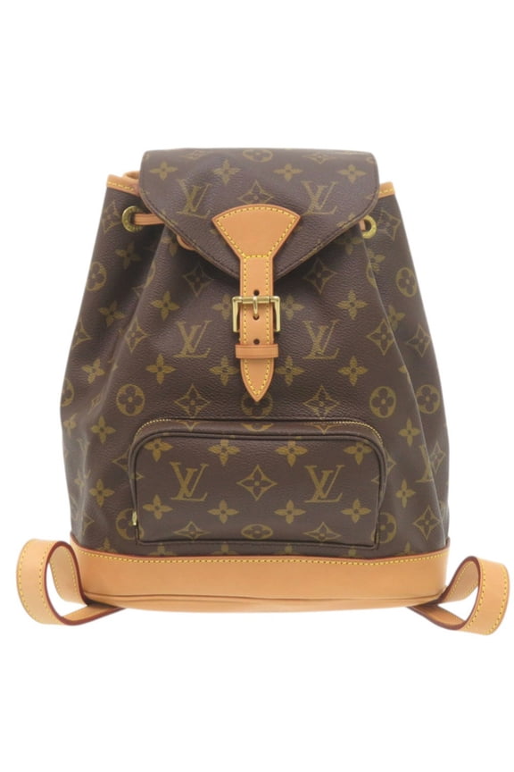 Pre-Owned Louis Vuitton Montsouris MM Monogram M51136 Backpack Daypack LV...