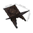thumbnail image 2 of RENACLIPY Adjustable Wooden Quran Stand Brown Decorative Holder with Elegant Angles for Home and Mosque Display, 2 of 8