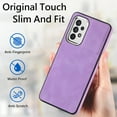 thumbnail image 6 of Nalacover for Samsung Galaxy A53 5G Case, Skin Friendly Slim PU Leather Soft Lining Cover, Lightweight TPU Shockproof Plating Buttons Camera Lens Protection Case for Samsung Galaxy A53 5G,Purple, 6 of 11