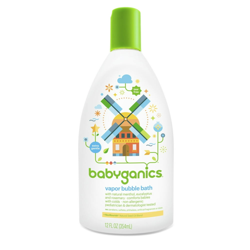 BabyGanics Vapor Bubble Bath, 12 fl. Oz.