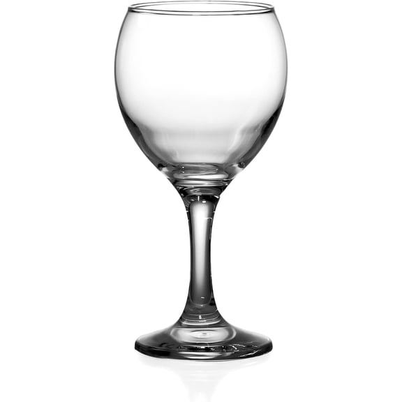 Red Co. Multipurpose Classic Stemmed Clear Wine Glasses, 12.25 fl oz — Set of 6