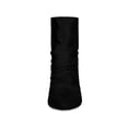 thumbnail image 6 of BLISSFUL STEP Women's Pointed Toe Slouched Stiletto Heel Ankle Boots Black 9, 6 of 6
