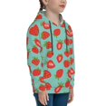 thumbnail image 3 of Daiia Hand Drawn Strawberry for Boys Fashion Hoodies & Sweatshirts with Kangaroo Pocket,Hooded Sweatshirt for Kid, Breathable& Moisture Wicking-X-Large, 3 of 6
