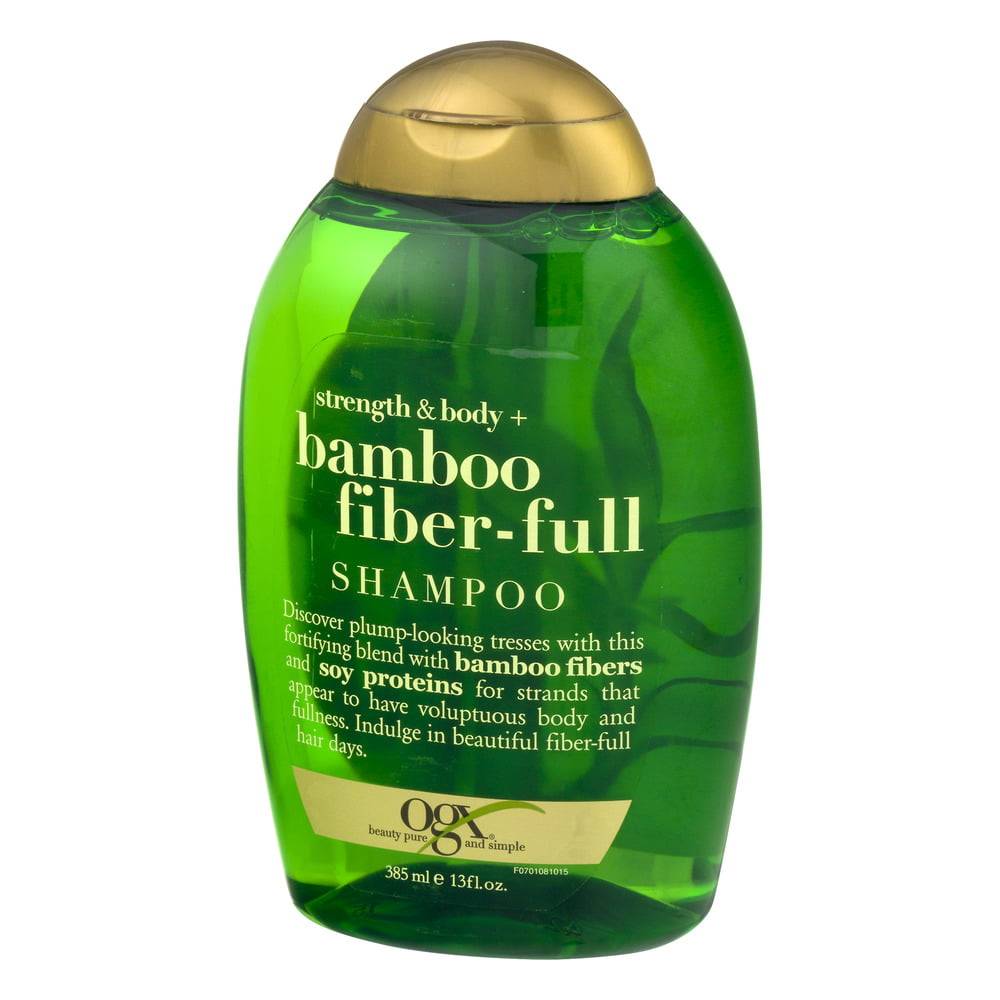 OGX Strength & Body Bamboo Fiber-Full Shampoo, 13 Oz - Walmart.com