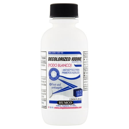 Humco (Yodo Blanco) Decolorized Iodine, 2 fl oz