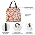 thumbnail image 2 of Kdxio Fall 70s Groovy Hippie Print Insulated Lunch Bag,Reusable Tote Lunch Box for Women Men,Leakproof Cooler Lunch Bags for Work Office Travel Picnic, 2 of 6