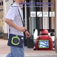 thumbnail image 2 of For iPad Air 11 inch M3 2025/M2 2024 Case, 360 Rotatable Handle Stand, Shoulder Strap, Drop-Proof Design, NavyBlue Lime, 2 of 7