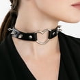 thumbnail image 3 of Guardurnaity Collar de gargantilla gótica ajustable, joyería de estilo rockero para collar fresco, collar fresco Ropa, zapatos y accesorios Miscelánea, 3 of 6