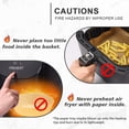 thumbnail image 5 of Kensizer 100Pcs Air Fryer Disposable Round Paper Liners Large for 5 to 8 Qt Basket, 7.9 inch Parchment Paper Liner, Air Fryer Paper Pads Oil Resistant, Baking Paper, 5 of 6