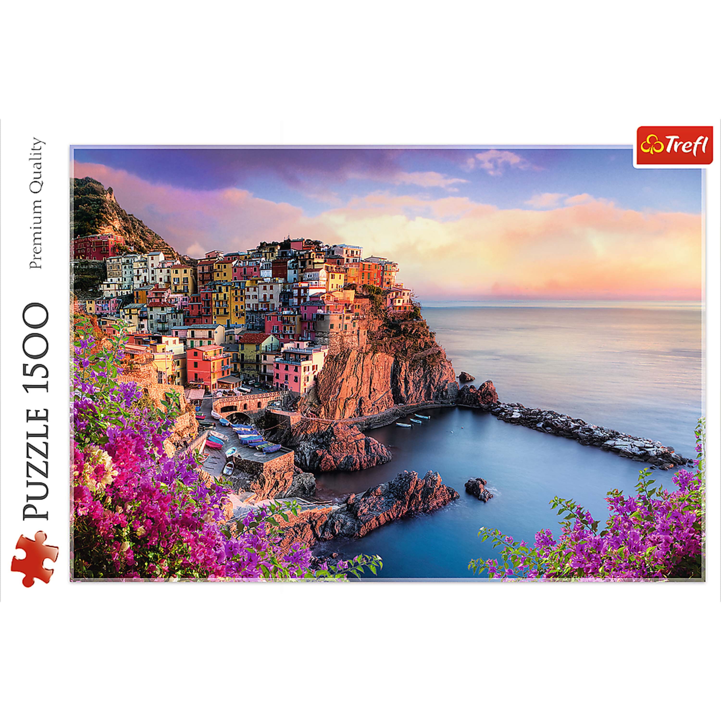 Trefl Red 1500 Piece Puzzle - View of Manarola