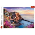 thumbnail image 2 of Trefl Red 1500 Piece Puzzle - View of Manarola, 2 of 8