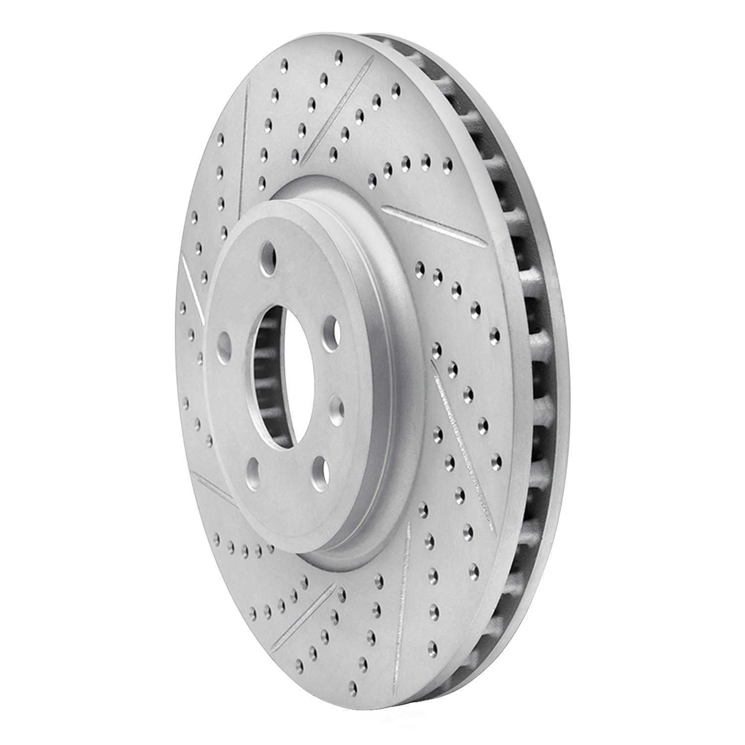 Dynamic Friction Company 830-73057L DFC Geoperformance Rotor - Drilled and Slotted