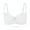 White, variant on Plus Size Unlined Balconette Bra Lace Demi Bralettes Underwire Bras for Women, White 42E/DD