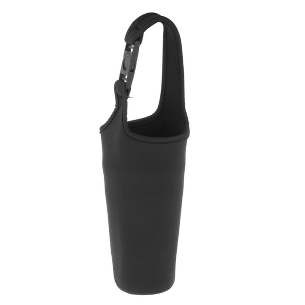 Bolsa aislante de neopreno para botellas de agua Bolsas protectoras para botellas de bebidas Negro Cola Bolsa portavasos
