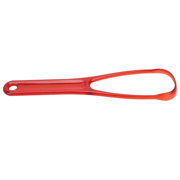 Herramienta de limpieza de lengua, raspador de lengua portátil, raspador de lengua de plástico, limpiador de lengua de rendimiento sólido