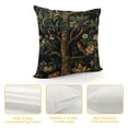 thumbnail image 4 of COMIO Throw Pillow Cover William Tree of Life Morris Vintage Floral Pre Raphaelite Home Decor Pillowcase Lumbar Pillow Case Cushion Cover for Sofa Couch Bed, 4 of 5