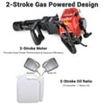 Pile Chisel Yescom Gas Powered 900W 2in1 Demolition Jack Hammer & Pile Driver, 2 ...