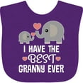 thumbnail image 3 of Inktastic Best Granny Ever Grandchild Boys or Girls Baby Bib, 3 of 4