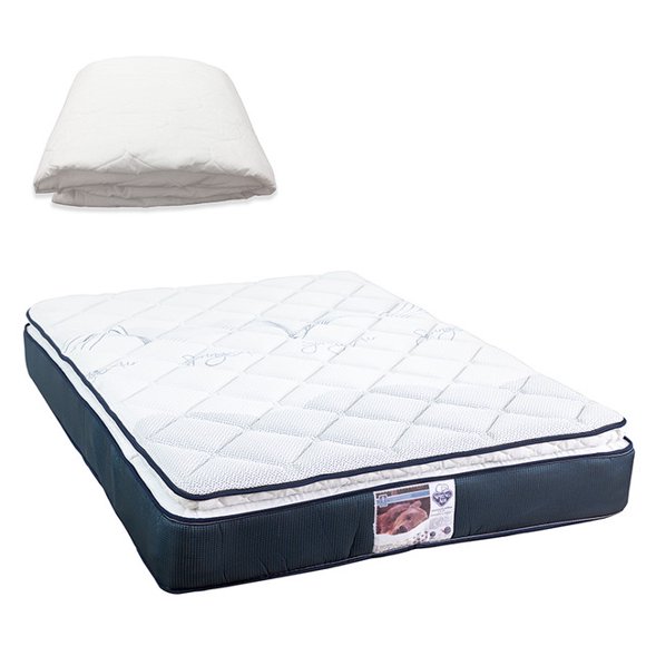 Colchón King Size + Protector de Colchón Spring Air Monaco