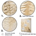 thumbnail image 3 of Designart "Symphony Of Golden Fronds V" Ferns Floater Framed Wall Decor, 3 of 5