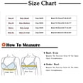 thumbnail image 3 of Bigersell Comfortable Wireless Bras for Women Push up Bra Breathable Soft V-Neck T-Shirt Bra Back Hook & Eye Closure Everyday Padded Bralettes , B12-19, Black, S, 3 of 3