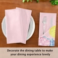 thumbnail image 3 of Iauyy Satin Napkins Set of 1- Pink-easter Eggs DIY Printing Decoration Cloth Napkin- Easy Care for Home/Party, 3 of 8