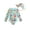 Floral, variant on Toddler Girls' Rashguard Swimsuit with Hat, Sizes 12M-24M