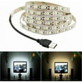 thumbnail image 2 of 5V USB LED Strip Light White TV Backlight Lamp Self Adhesive Flexible Tape Wire, 2 of 9