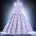 thumbnail image 1 of WILLBEST Vestido De Verano Para Mujer, Vestido De Carnaval Con Tirantes Estampados, Falda Grande, Temperamento Retro 88, 1 of 3