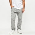 thumbnail image 3 of ShomPort Mens Golf Pants with Zip Pockets Big and Tall Loose Trousers Straight Leg Casual Work Pant, 3 of 7