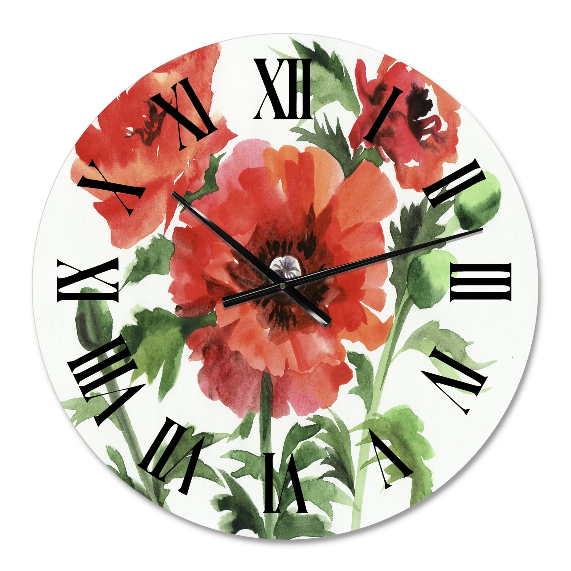 Designart 1 in Quartz Traditional Wall Clock