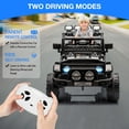 thumbnail image 3 of Bingirl 12V Electric Ride On Truck Car for Kids with Remote Control, Spring Suspension, LED Lights, Bluetooth, Music & Horn, 3 of 8