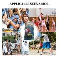 thumbnail image 6 of Honeii Pond Cute Axolotl print basktball shirt for men and women, Unisex basketball jersey for Theme party-4X-Large, 6 of 6