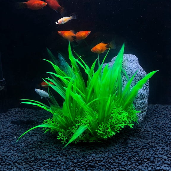 Aquarium Products Fish Tank Decoration Artificial Aquatic Plants, Aquarium Artificial Seagrass Aquatic Plants For 1* Fish Tank Landscape Design, Suitable For Aquarium
