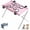 Pink, variant on 2-in-1 Foldable Pet Grooming Bed, Bathing Stand and Hammock for Small to Medium Dogs and Cats, Reduce Escape for Home Washing Drying or Nail Care Tasks